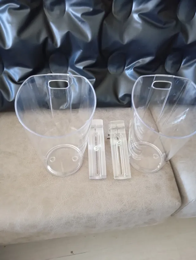 Cubiteras de mesa transparentes