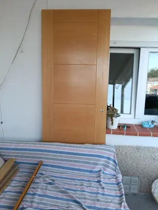 Puerta Madera Maciza 203x70...