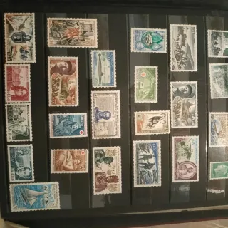 Álbum de sellos franceses