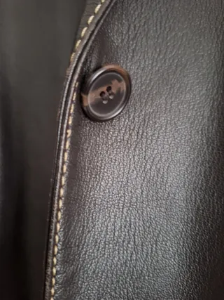 Chaqueta de piel  marrón Talla 42