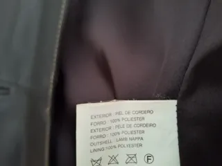 Chaqueta de piel  marrón Talla 42