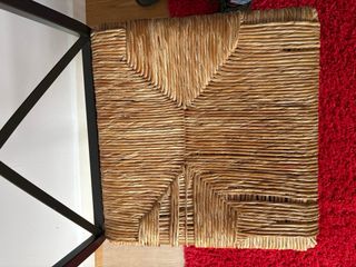 Mesa cristal forja Ikea 4 sillas y auxiliar