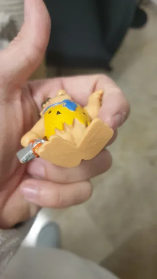 Figuras Pedro Picapiedra y Vilma