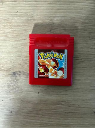 Pokemon Rojo Game Boy Made in Japan
