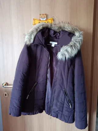 Giubbotto impermeabile viola