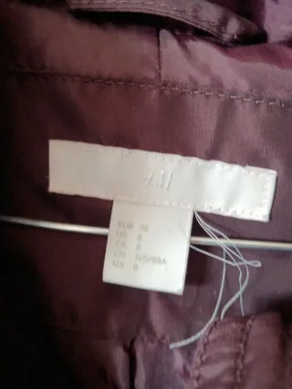 Giubbotto impermeabile viola