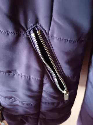 Giubbotto impermeabile viola