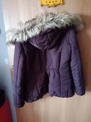 Giubbotto impermeabile viola