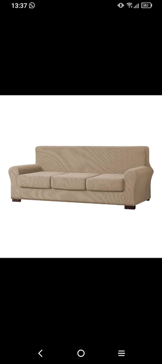 Funda sofá EBETA sin estrenar color arena