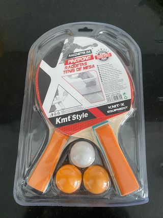 Set Ping Pong Raquetas y Pelotas KMT-X
