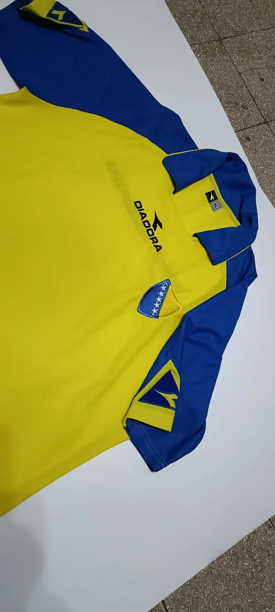 Maglietta Diadora Calcio XL Giallo Blu