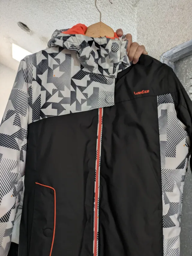 Traje de nieve Wedze gris. Cazadora talla 40.