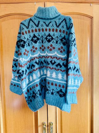 Jersey Zara punto grueso oversize