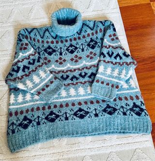 Jersey Zara punto grueso oversize