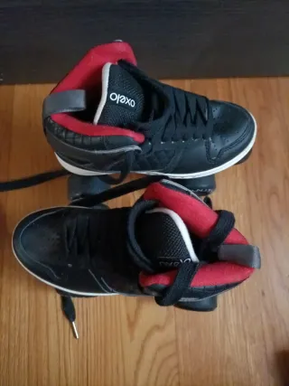 Patines negros estilo sneaker