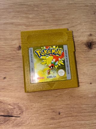 Pokemon Edición Oro Game Boy Color Dorado