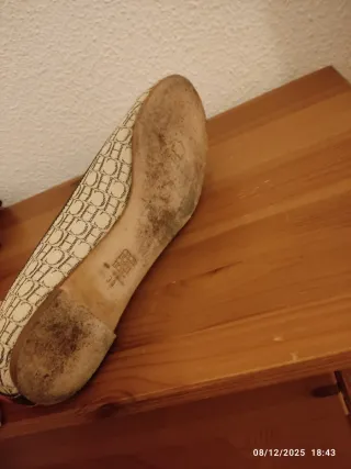 Francesitas Beige y Marrón Talla 39