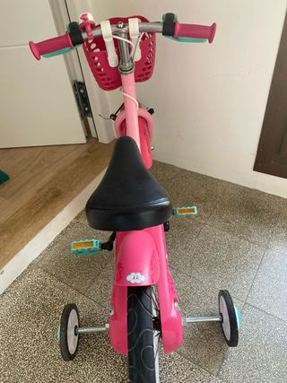 Bici infantil Decathlon Unicornio Rosa