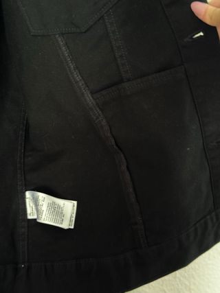 Cazadora vaquera negra Calvin Klein Jeans