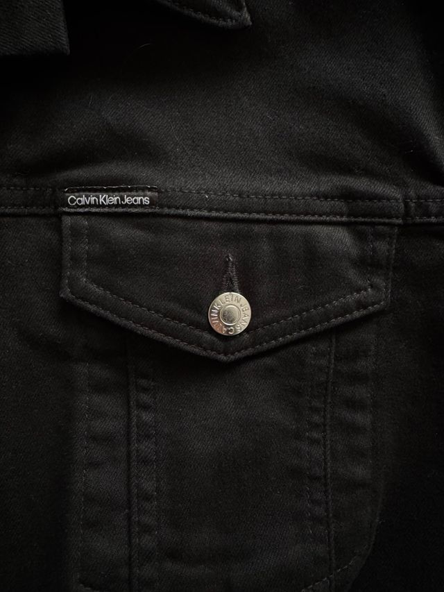 Cazadora vaquera negra Calvin Klein Jeans