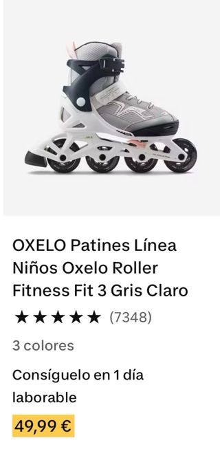 Patines en línea Oxelo Fit 3 Talla 35-38