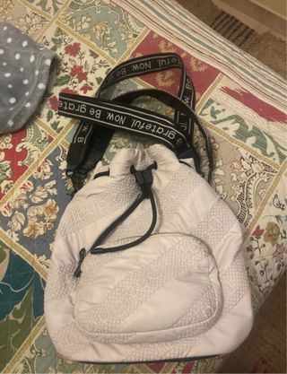 Bolso Desigual Beige y Blanco