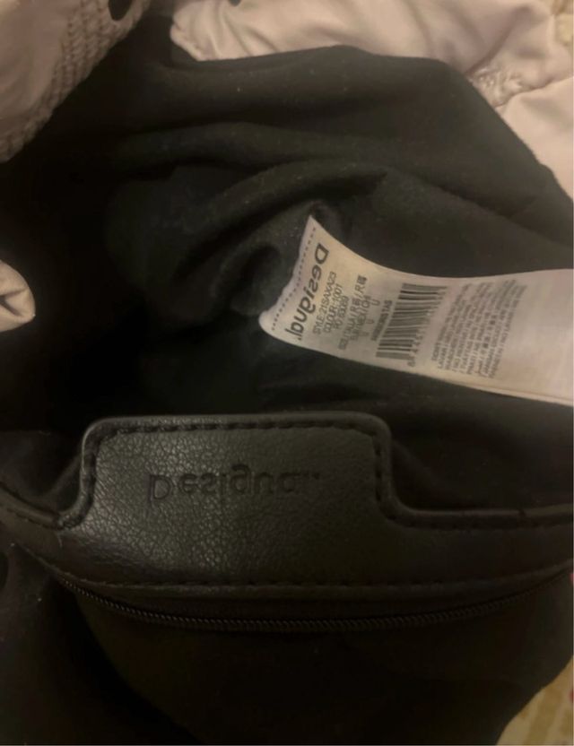 Bolso Desigual Beige y Blanco