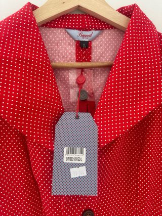 Vestido Banned vintage Lunares Rojo Talla L