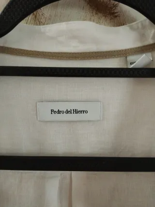 Camisa de lino blanca para hombre