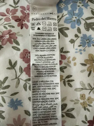 Camisa de lino blanca para hombre