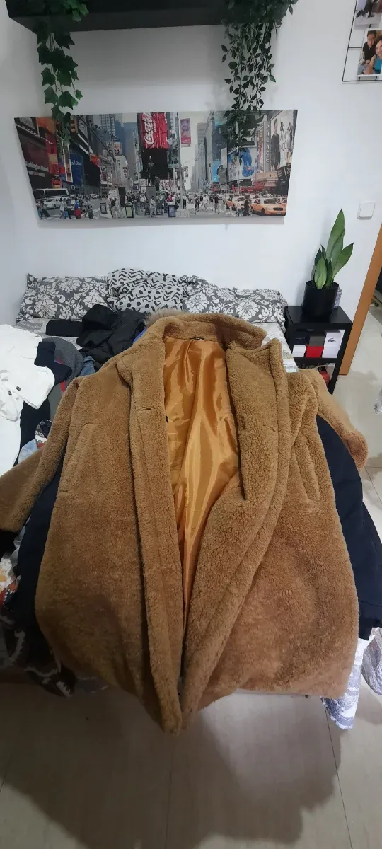 Abrigo marrón talla XL