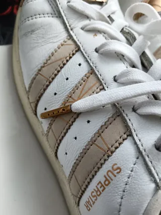 Adidas Superstar Oro e Bianco