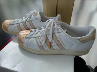 Adidas Superstar Oro e Bianco