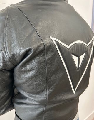 Chaqueta Piel Dainese Hombre Negra