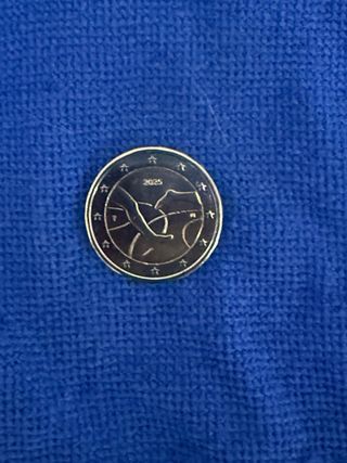 Moneda Finlandia 2025 Atletismo