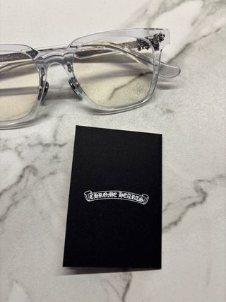 Gafas Chrome Hearts Plata Transparentes