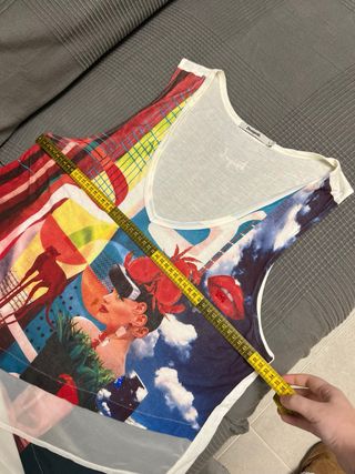 Camiseta tirantes Desigual multicolor talla única