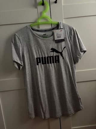 Camiseta Puma Mujer Gris