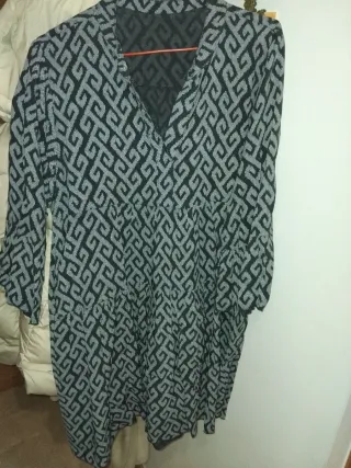 Vestido corto gris T46/48