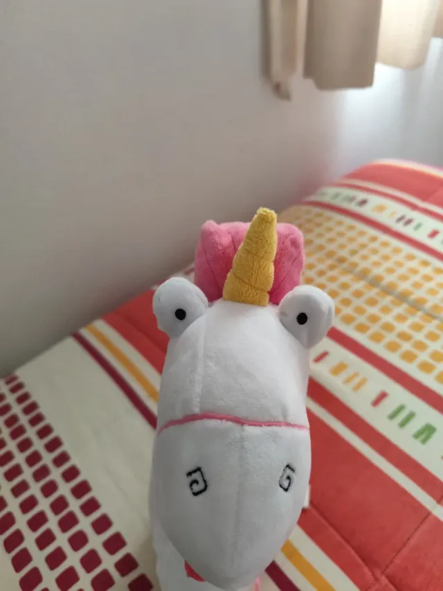 Peluche unicornio rosa