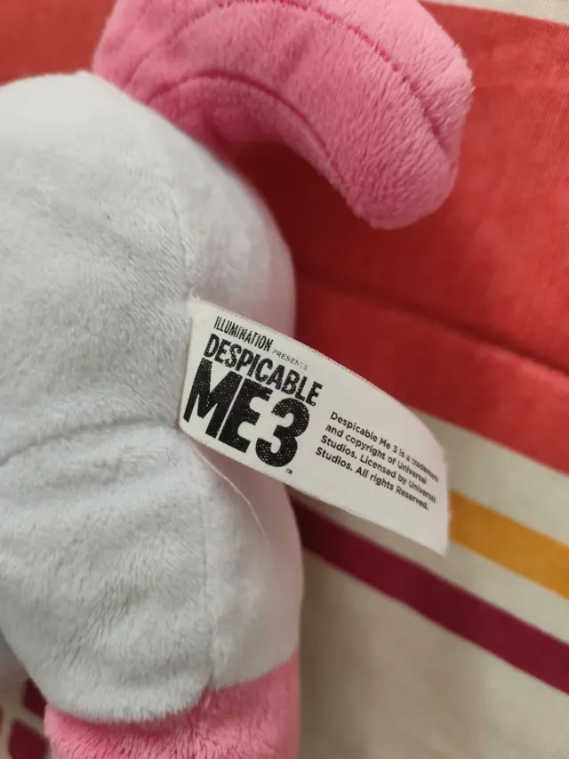 Peluche unicornio rosa