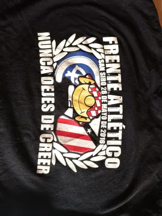 Camiseta Frente Atlético "Nunca Dejes De Creer"