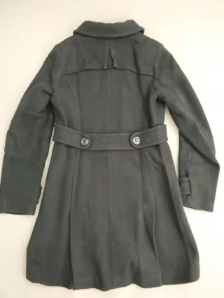 Abrigo negro talla M