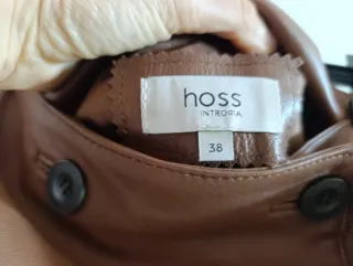 Falda mini Hoss piel beige