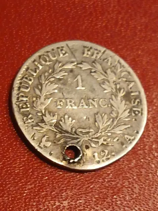 Moneda 1 Franco Napoleón Bonaparte