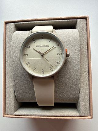 Reloj Parfois Beige y Dorado