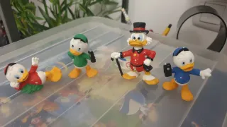 Tío Gilito y sobrinos figuras