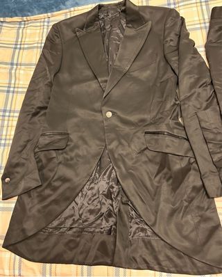 Traje Ottavio Nucuccio negro hombre