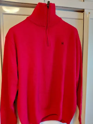 Jersey HUND cuello alto cremallera talla M