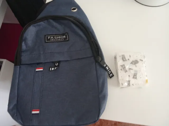 Mochila Cenic Azul y Negra